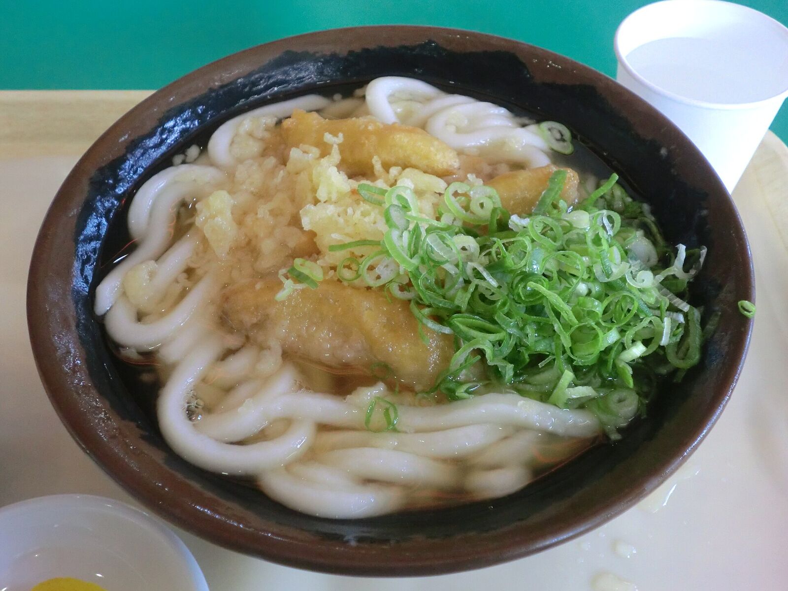 牧のうどんのごぼう天うどん